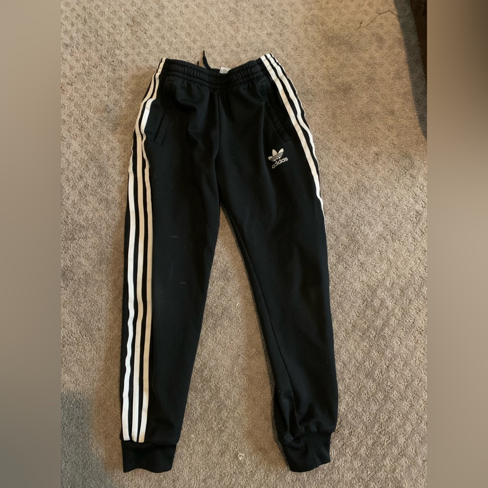Adidas women’s black joggers